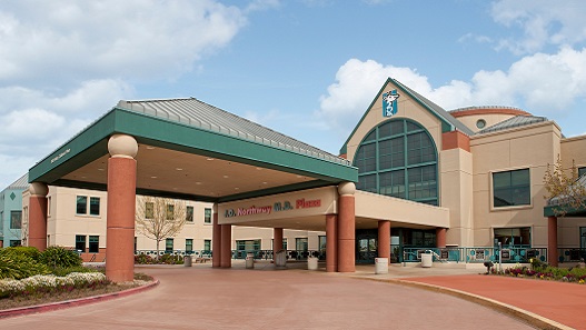 Photo of the front entrance of Valley Children
